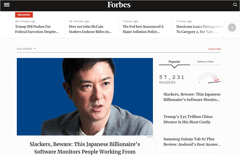 Forbes Website