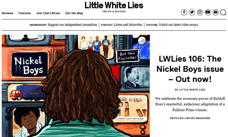 Little White Lies Movie Blog Example