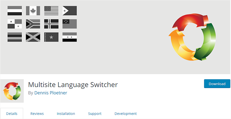 Multisite Language Switcher Plugin