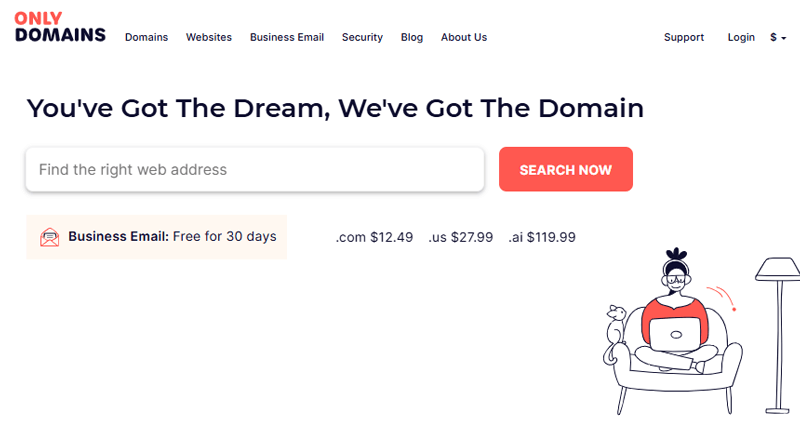 OnlyDomains Domain Name Registrar