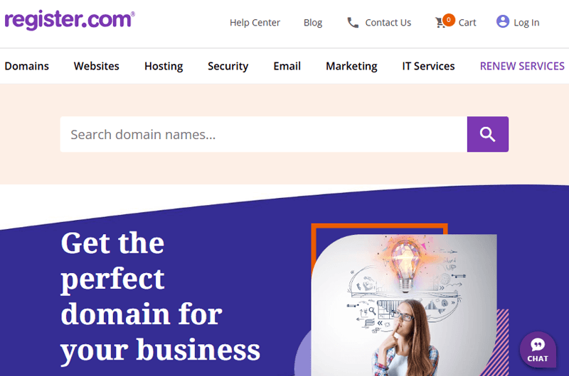 Register.com Domain Name Registrar