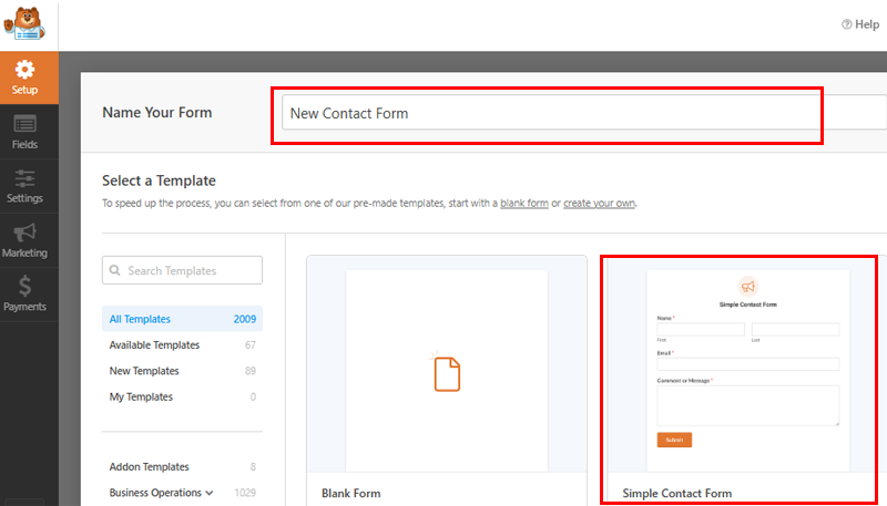 WPForms Setup - How to Add Contact Form in WordPress