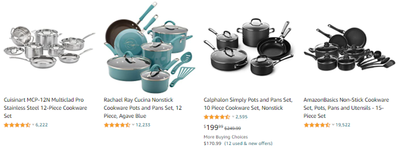 Cookware Products for Affiliate Marketing