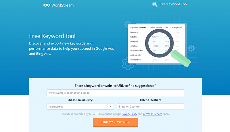 WordStream - Keyword Research Tool