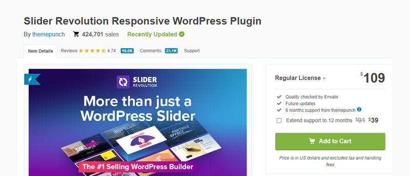 Slider Revolution WordPress Plugin
