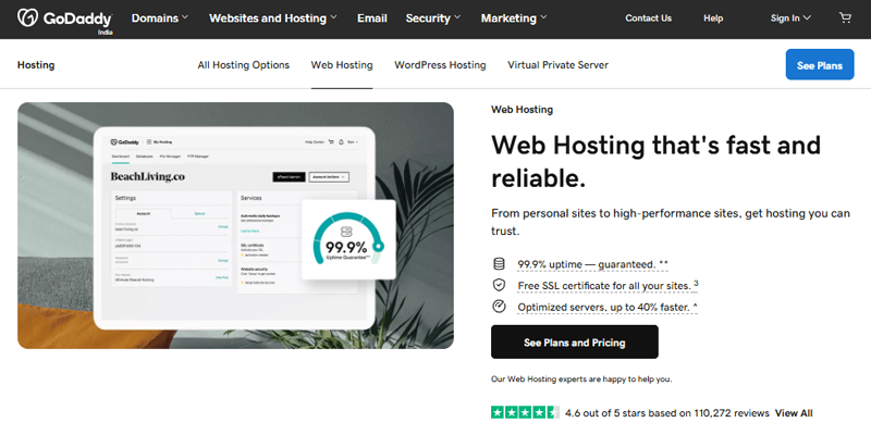 GoDaddy Web Hosting