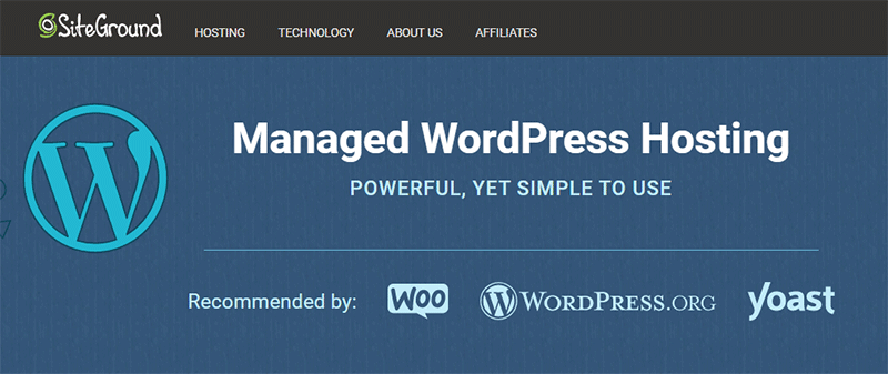 Managed WordPress Hosting on SiteGround