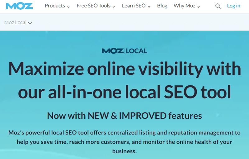 Moz Local WordPress SEO Tool