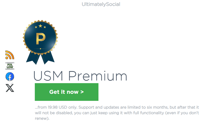 UltimatelySocial WordPress Plugin