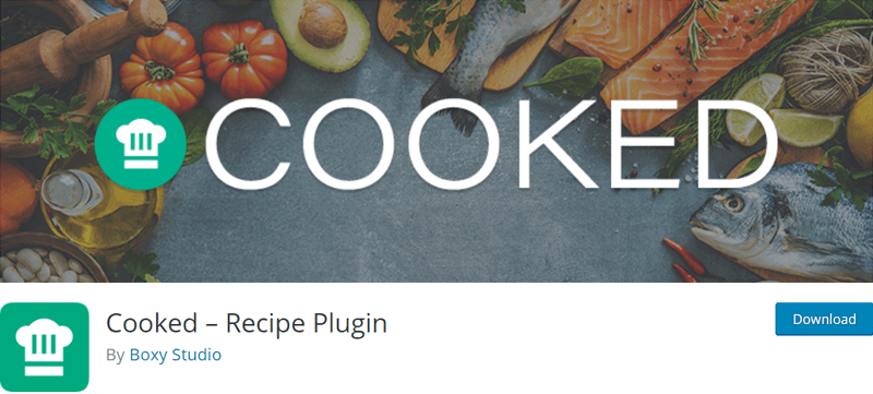 Cooked excellent recipe WordPress plugin