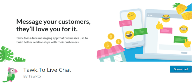 Free live chat for wordpress
