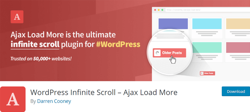 Ajax Load More Infinite Scroll WordPress Plugin