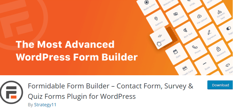 Formidable-Forms-Plugin wordpress online application plugins