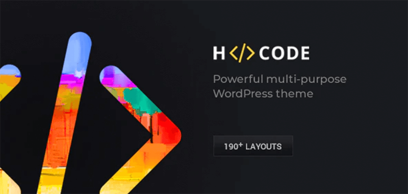 H-Code Best WordPress Theme for Coders