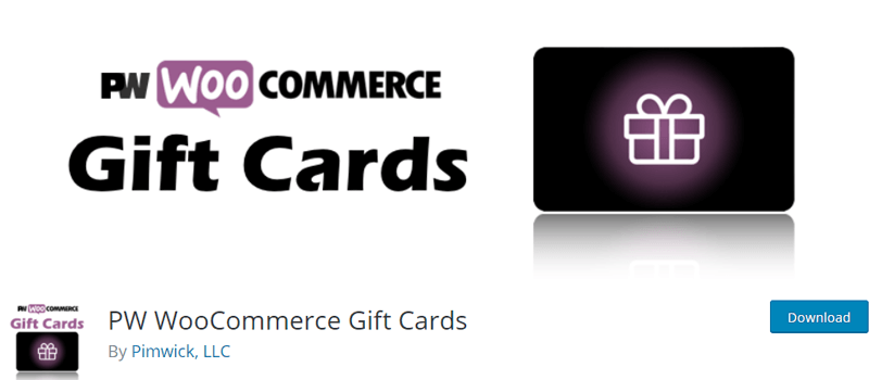 PW WooCommerce Gift Cards Extension