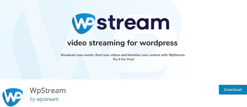 WpStream- WordPress live streaming plugin