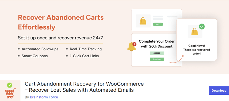WooCommerce Cart Abandonment Recovery Addon