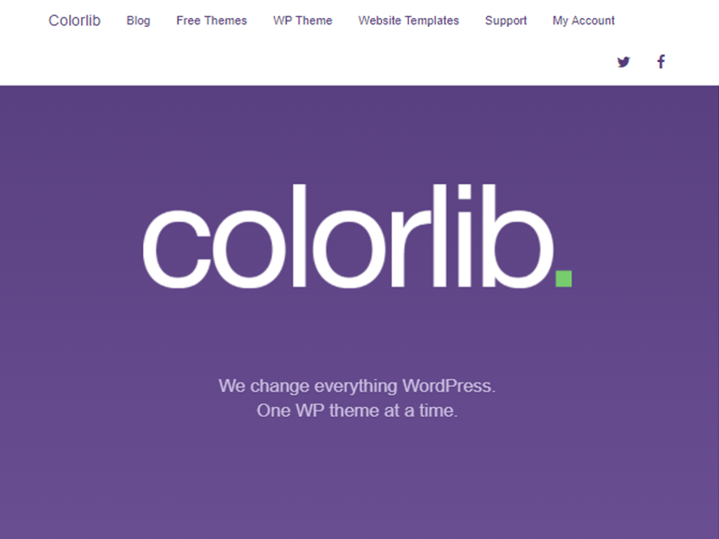 Colorlib WordPress Business Website Example