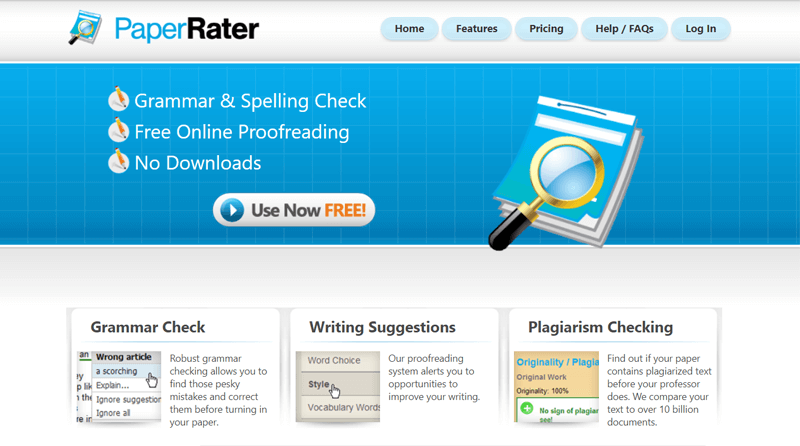 PaperRater - Free Online Grammar and Punctuation Checker and Corrector