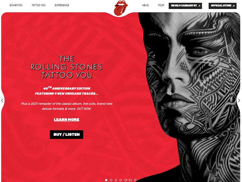 The Rolling Stone Personal a WordPress Website Example