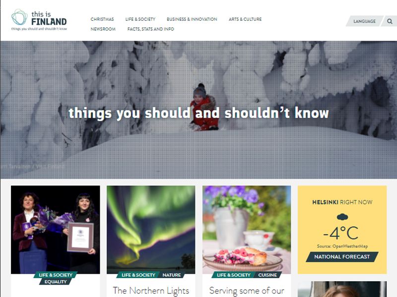This is Finland Enertainmnet Website Made With WordPress