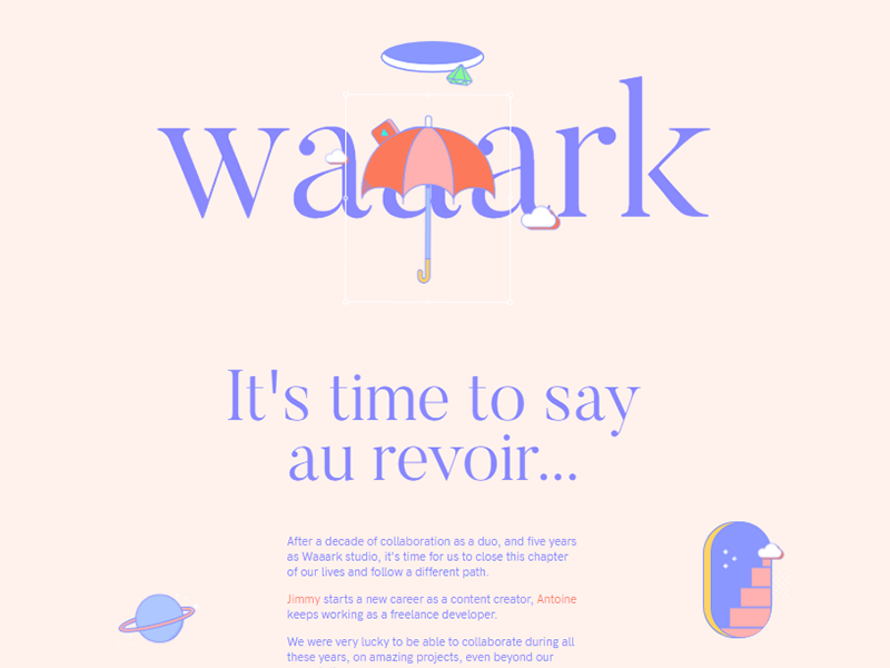 Waaark Agency WordPress Website Example