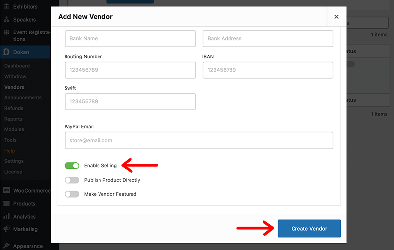 Enable Instant Vendor Selling