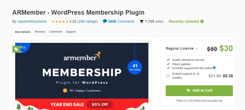 ARMember WordPress Registration Plugin