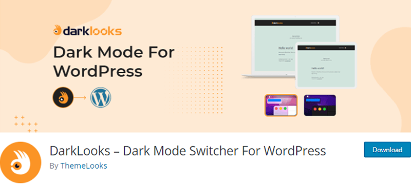DarkLooks Plugin for WordPress Website