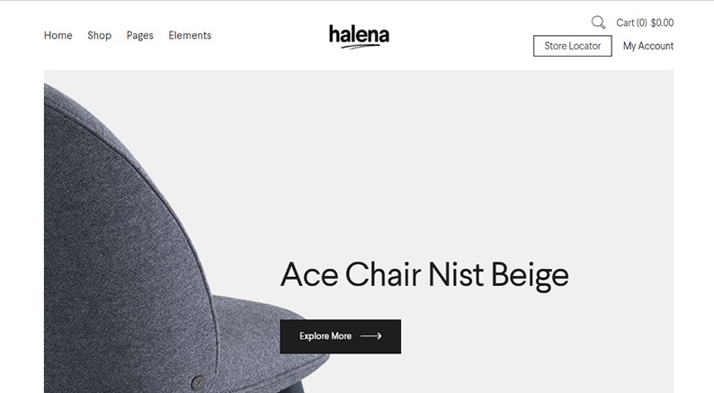 Halena eCommerce Theme for Online Store