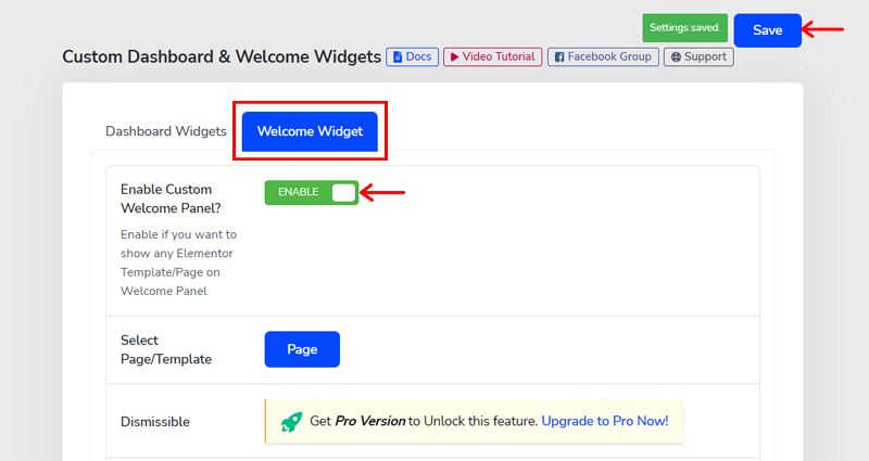 Adding a Welcome Widget for WordPress Dashboard