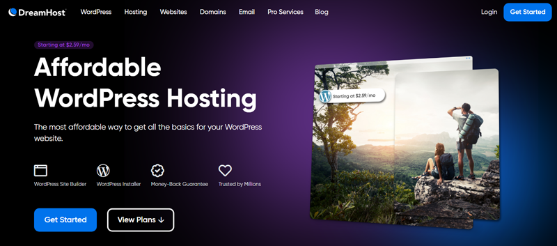 DreamHost WordPress Hosting Service 