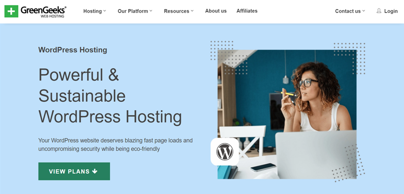 GreenGeeks WordPress Hosting 