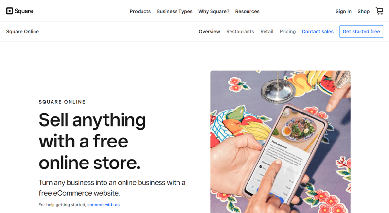 Square Online - Best eCommerce Platforms for Small Business