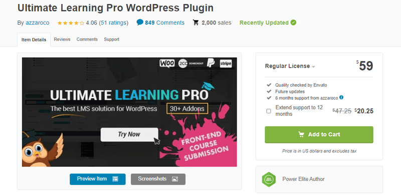 LearnDash Alternative Ultimate Learning Pro WordPress LMS Plugin