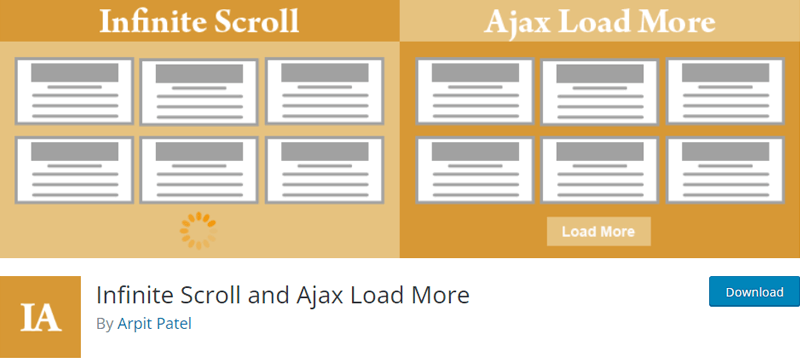 Infinite Scroll and Ajax Load More