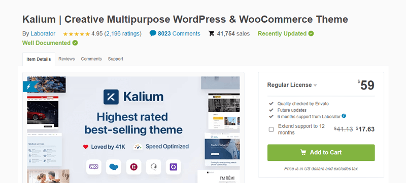 Kalium WordPress Theme