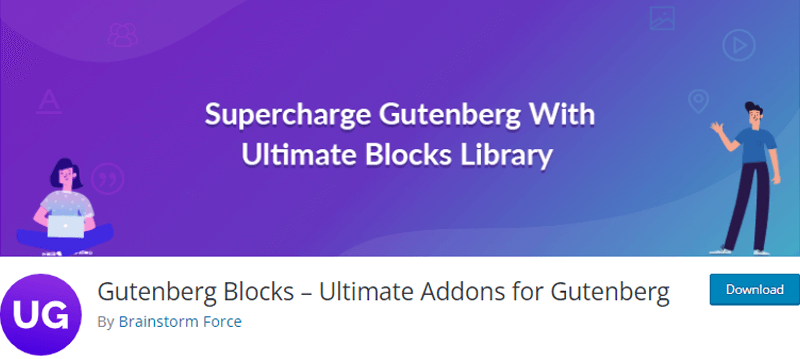 Ultimate Addons for Gutenberg for Price Comparison