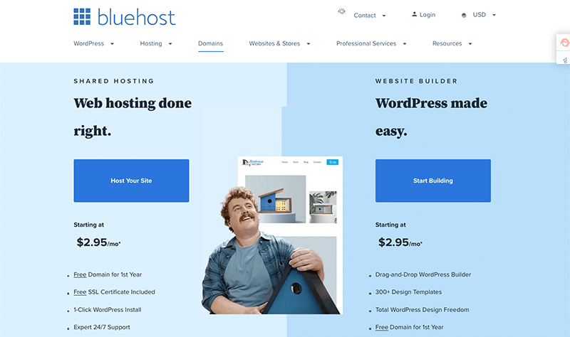Bluehost WordPress Hosting Provider Alternatives to DreamHost