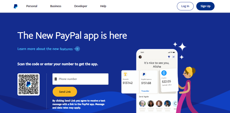 PayPal Online Payment for Payoneer Alternatives
