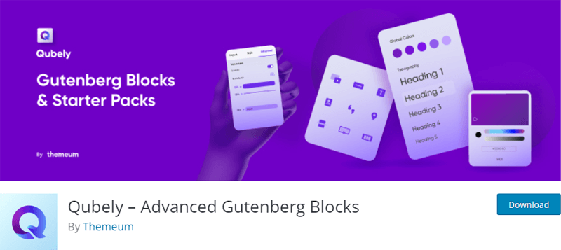 Qubely - WooCommerce Blocks Plugins