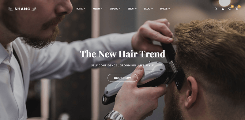 Shang Hair Salon WordPress Theme