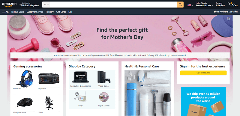 Amazon eCommerce Website