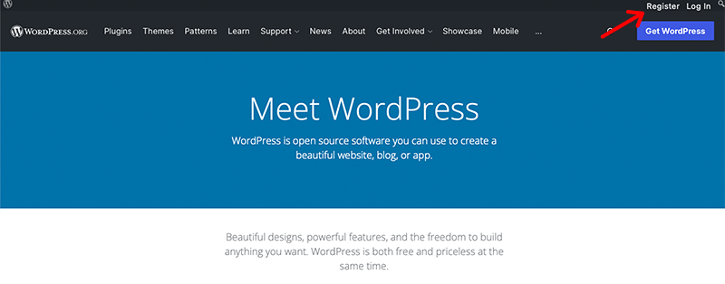Create WordPress.org Account