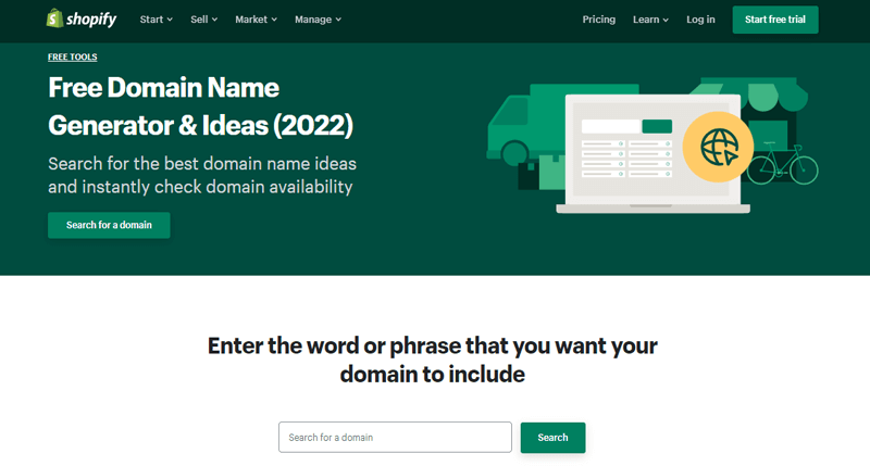 Shopify Domain Name Generator