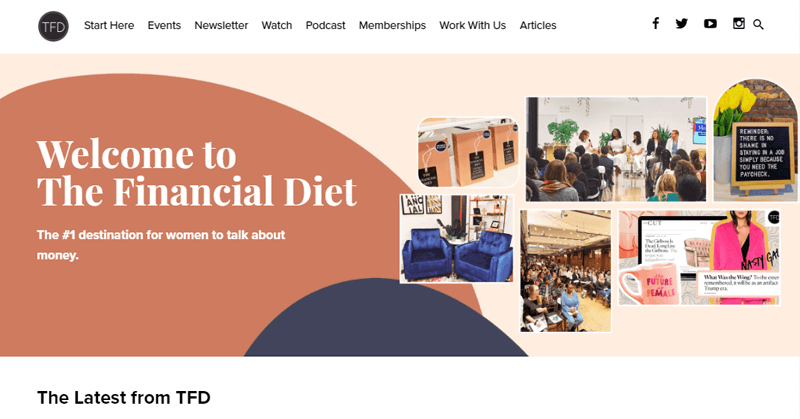 The Financial Diet Lifestyle Blog Examples