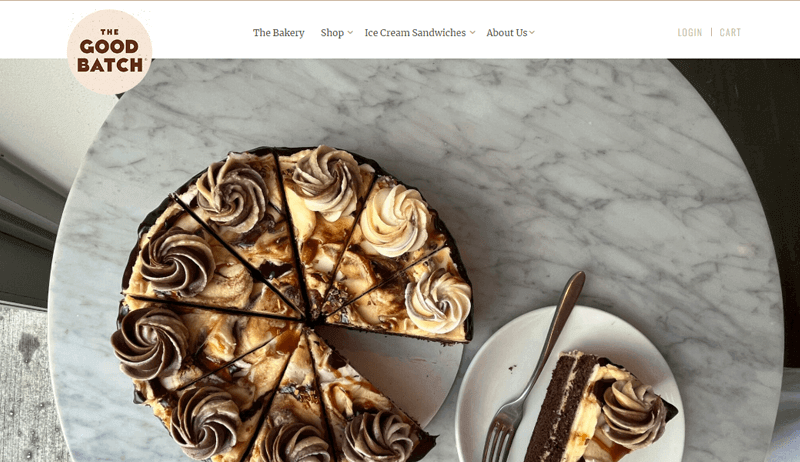 The Good Batch Online Bakery Shope Built With WooCommerce