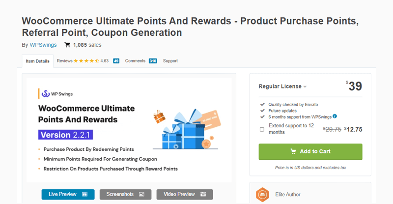 WooCommerce Ultimate Points And Rewards - Best WooCommerce Rewards Plugins
