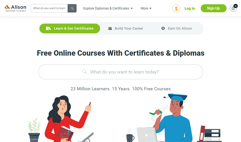 Alison - Top Examples of Online Courses