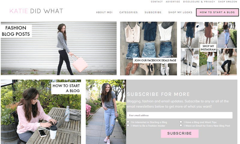 Katie Did What Lifestyle Blog Example